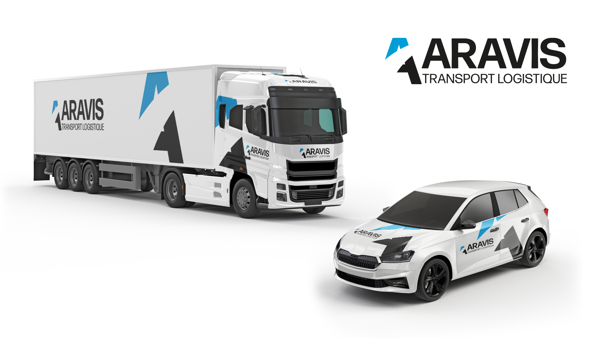 création logo aravis transport