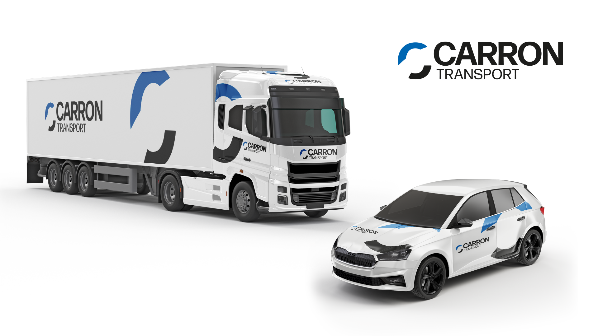 création logo carron transport