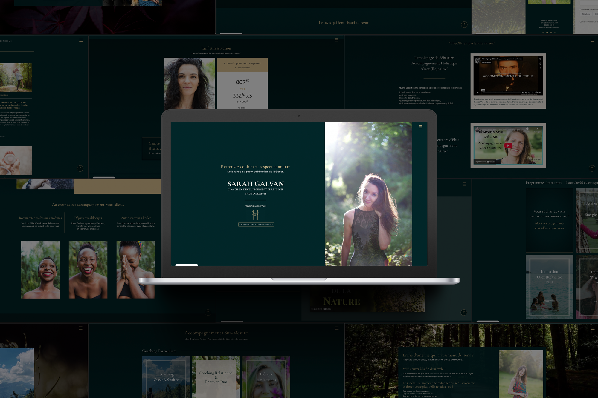 refonte site web sarah galvan